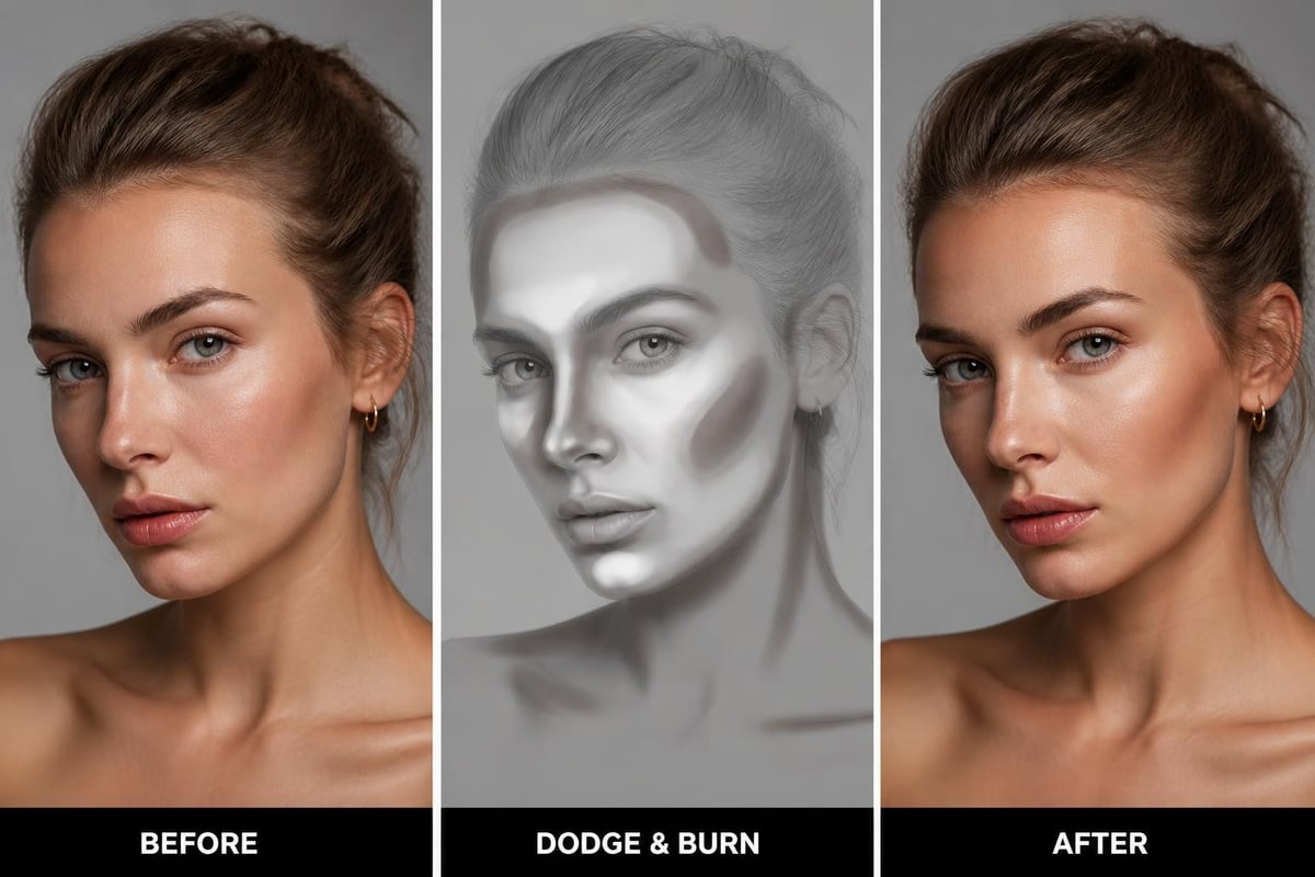 Dodge and burn technique