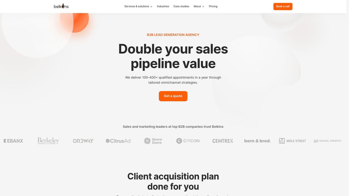 7 Essential Telemarketing Lead Generation Companies for 2026 - Belkins