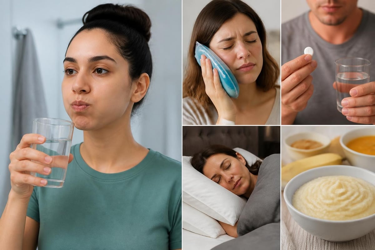 Home care for tooth infection