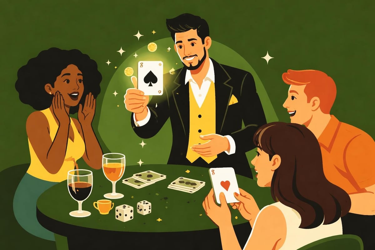 Close-up magic interaction