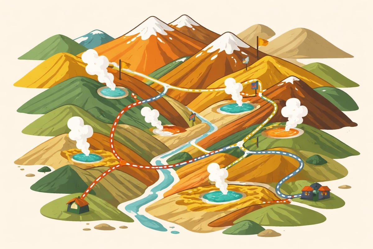 Kerlingarfjoll hiking trails