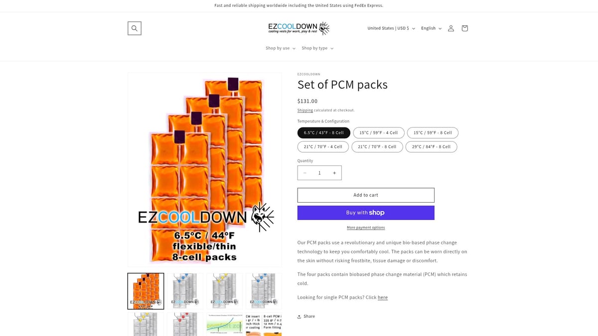Top 7 Sports Cooling Essentials for Peak Performance in 2026 - Set of PCM Packs – EZCooldown ($95 and up)
