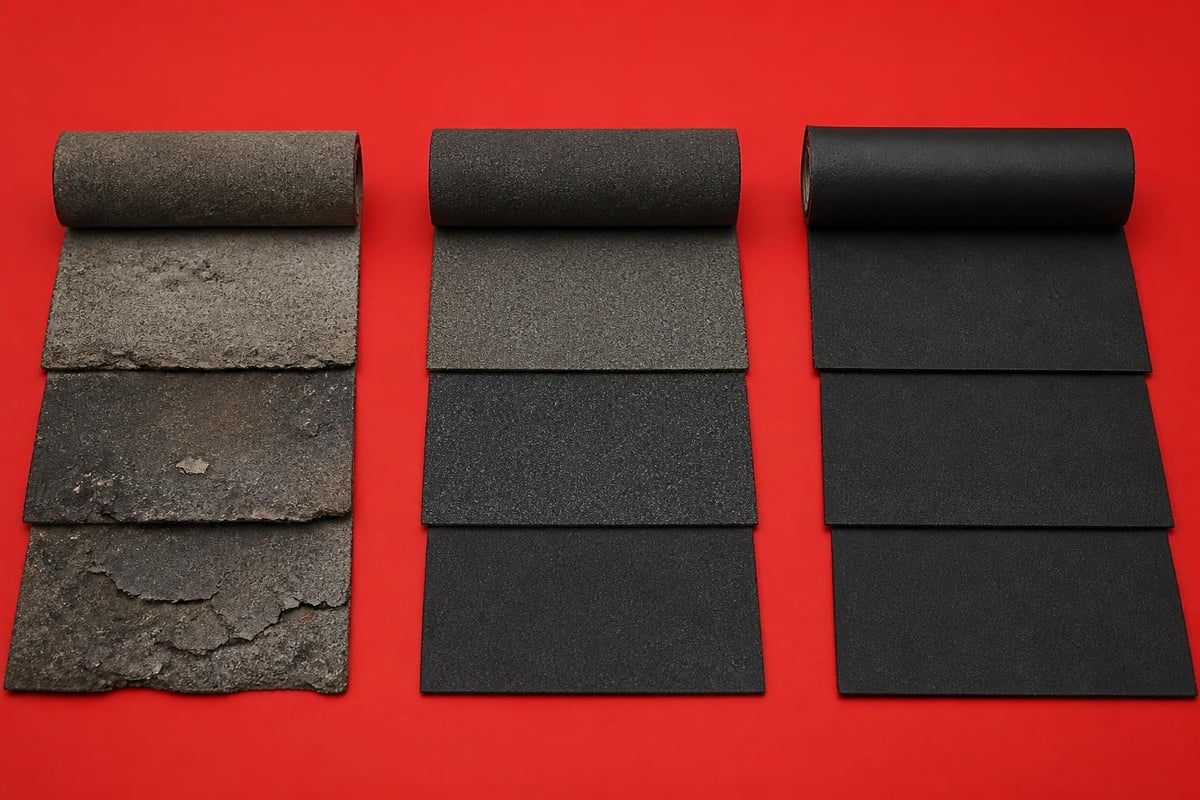 Roofers felt quality comparison