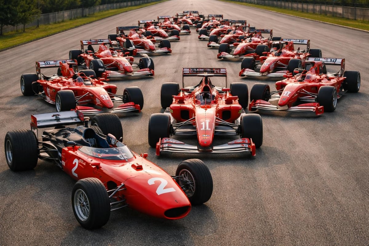 Ferrari F1 championship timeline