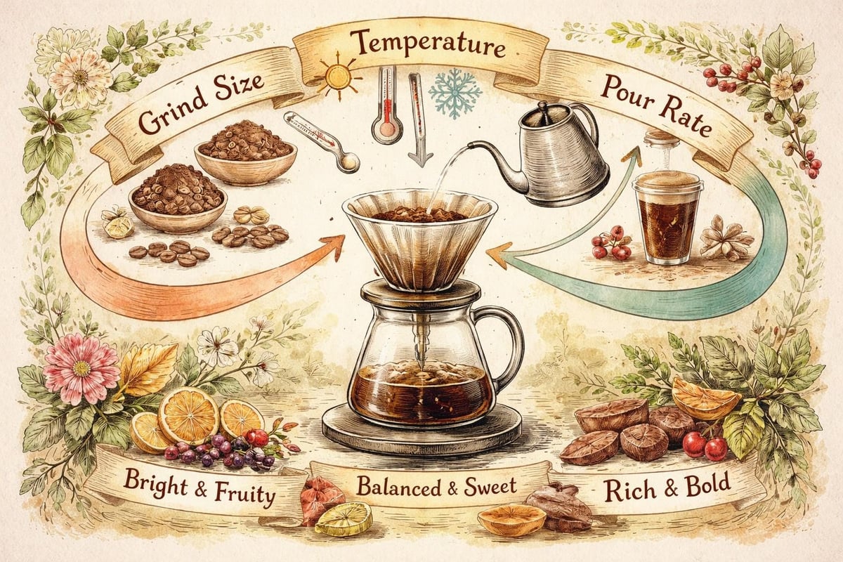 Coffee extraction variables