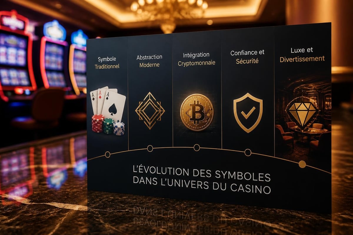 Éléments symboliques des logos de casino