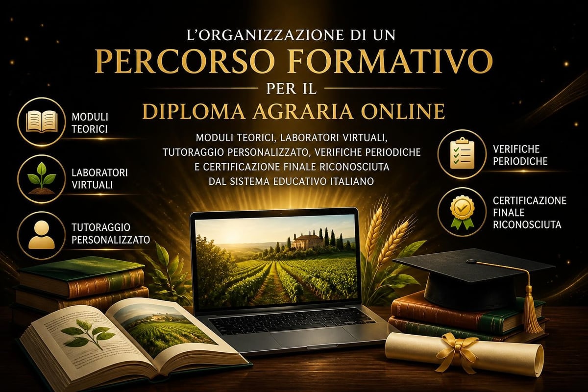 Struttura didattica diploma agraria online