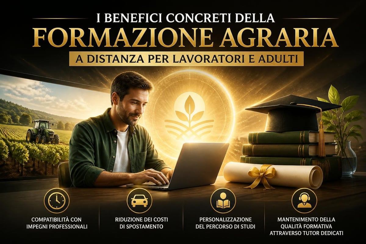 Vantaggi formazione agraria distanza