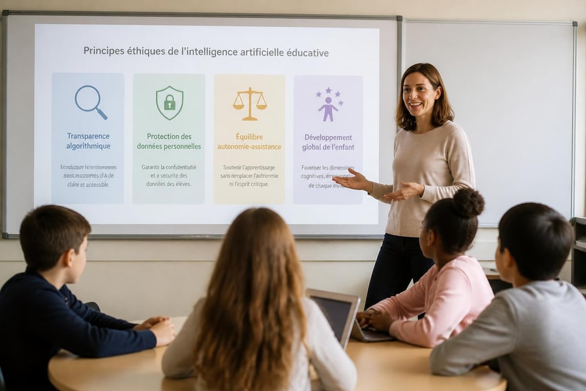 Principes éthiques IA éducative