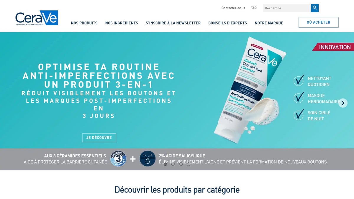 Liste Produits Cosmétiques : 10 Essentiels À Découvrir En 2025 - CeraVe Crème Hydratante Visage & Corps