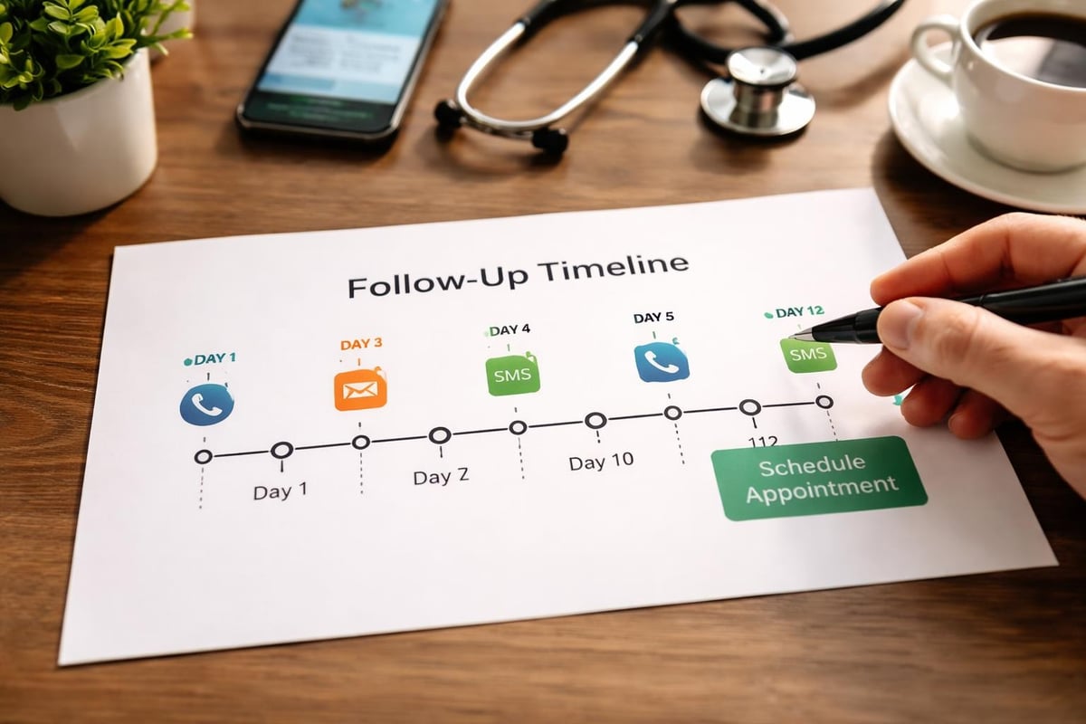 Multi-channel follow-up sequence