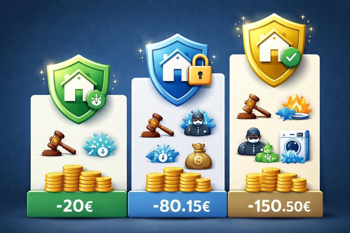 Tabla comparativa coberturas seguro patinete