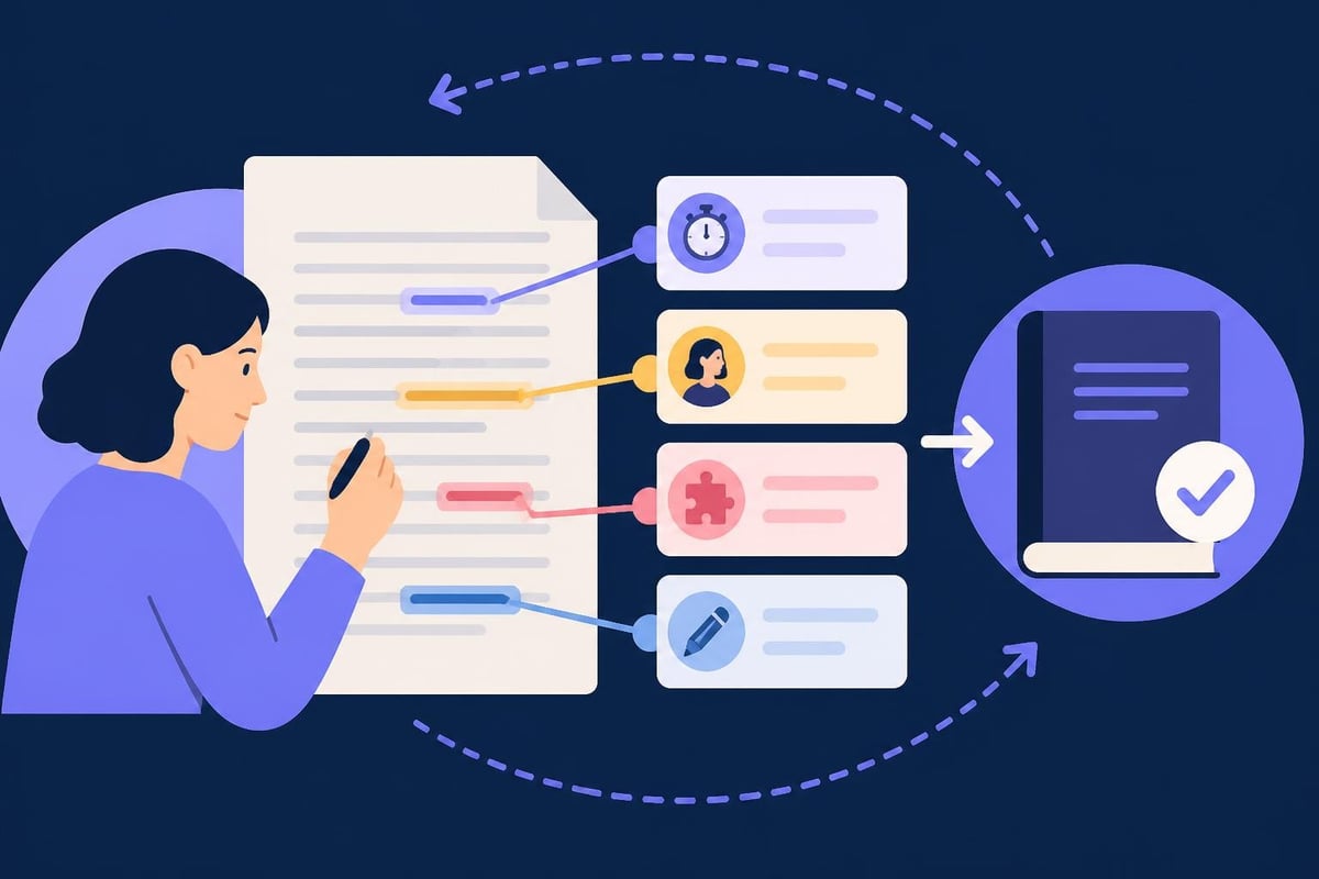 Writing and annotation workflow