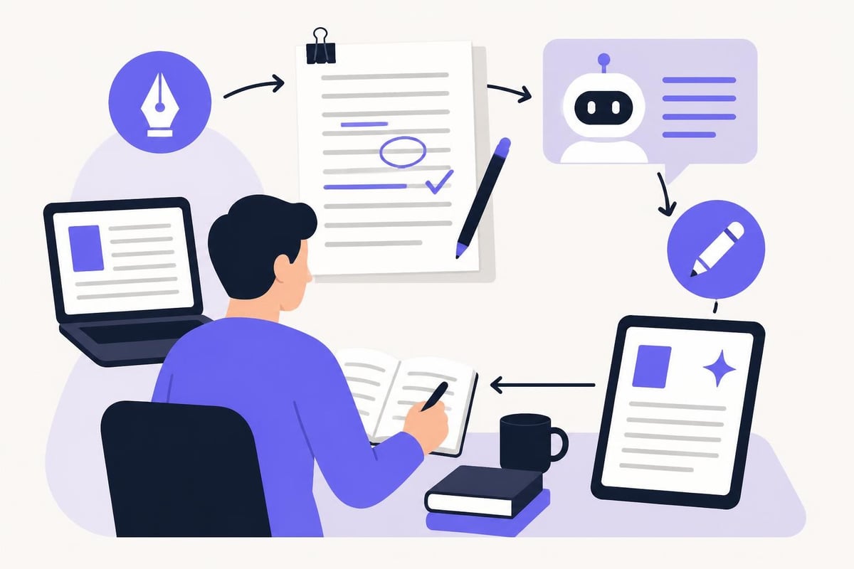Integrated writing workflow