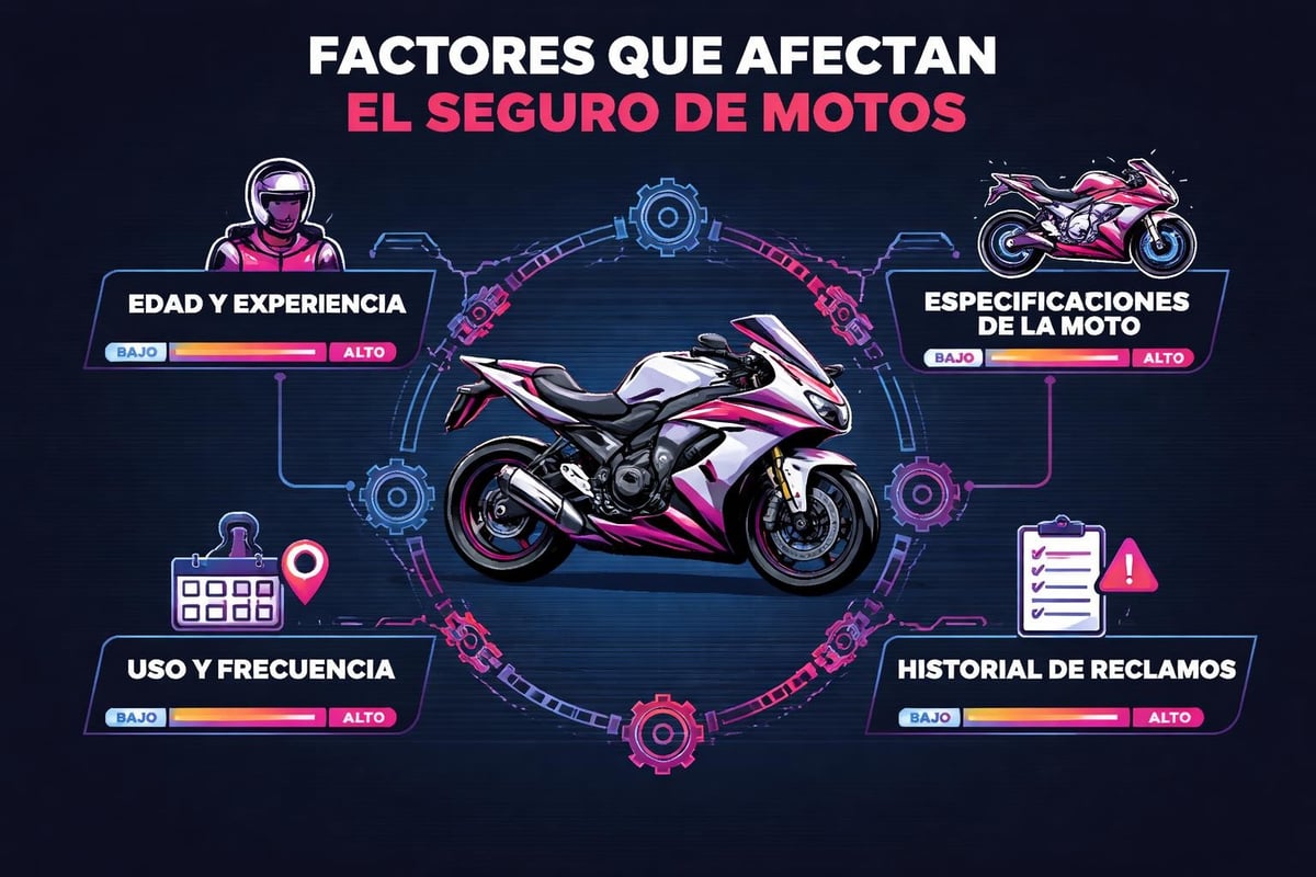 Contratar Seguro Moto: Guía Completa 2026 2 Factores precio seguro moto