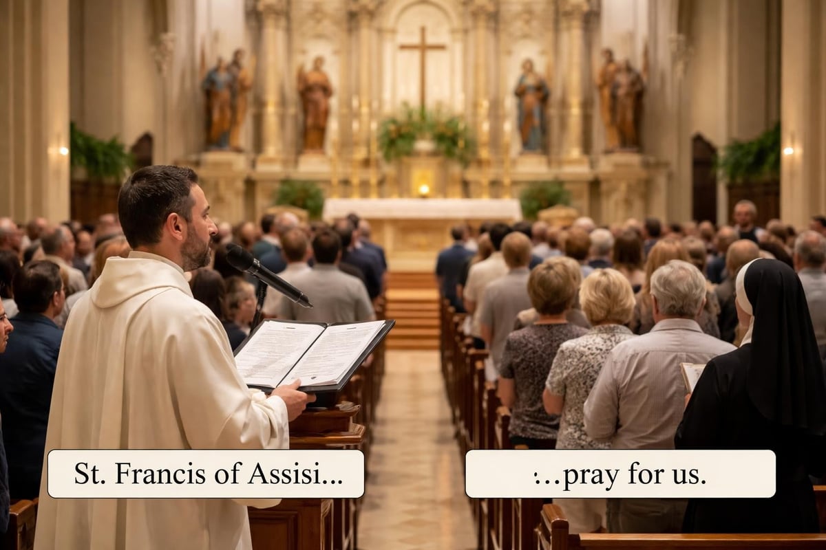 Musical expression of litany