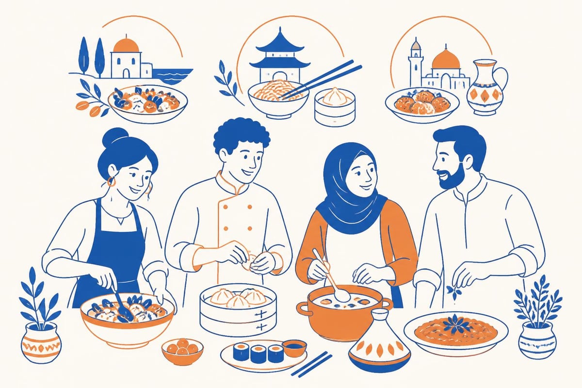 International cuisine teambuilding