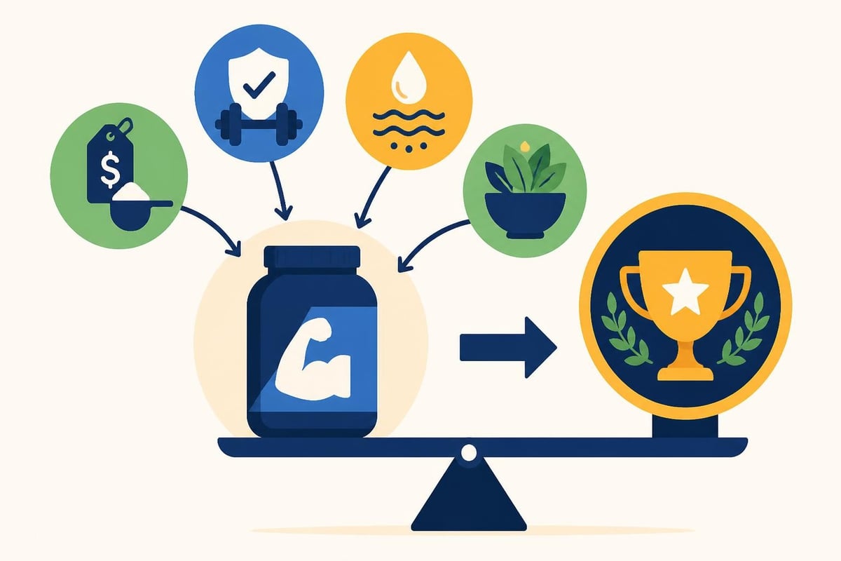 Value calculation for protein supplements