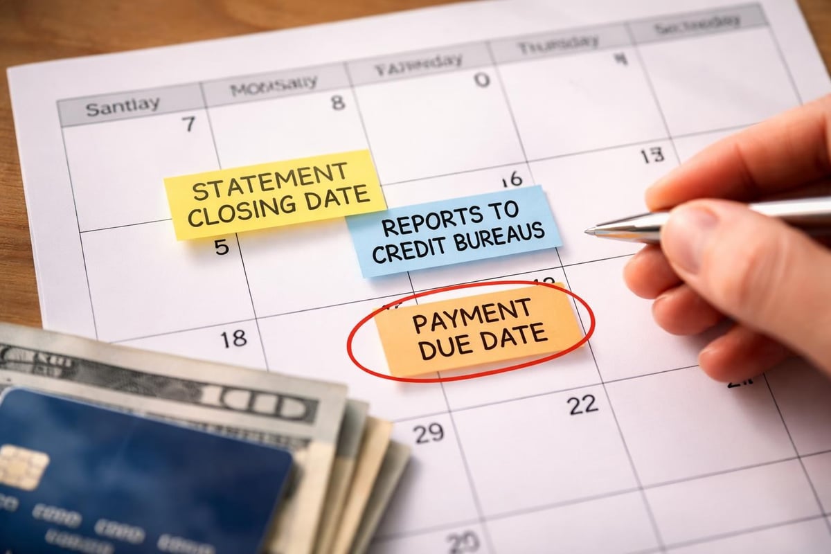 Credit card payment timing