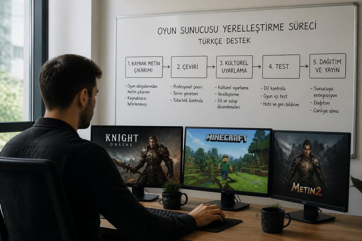 Sunucu yerelleştirme süreci