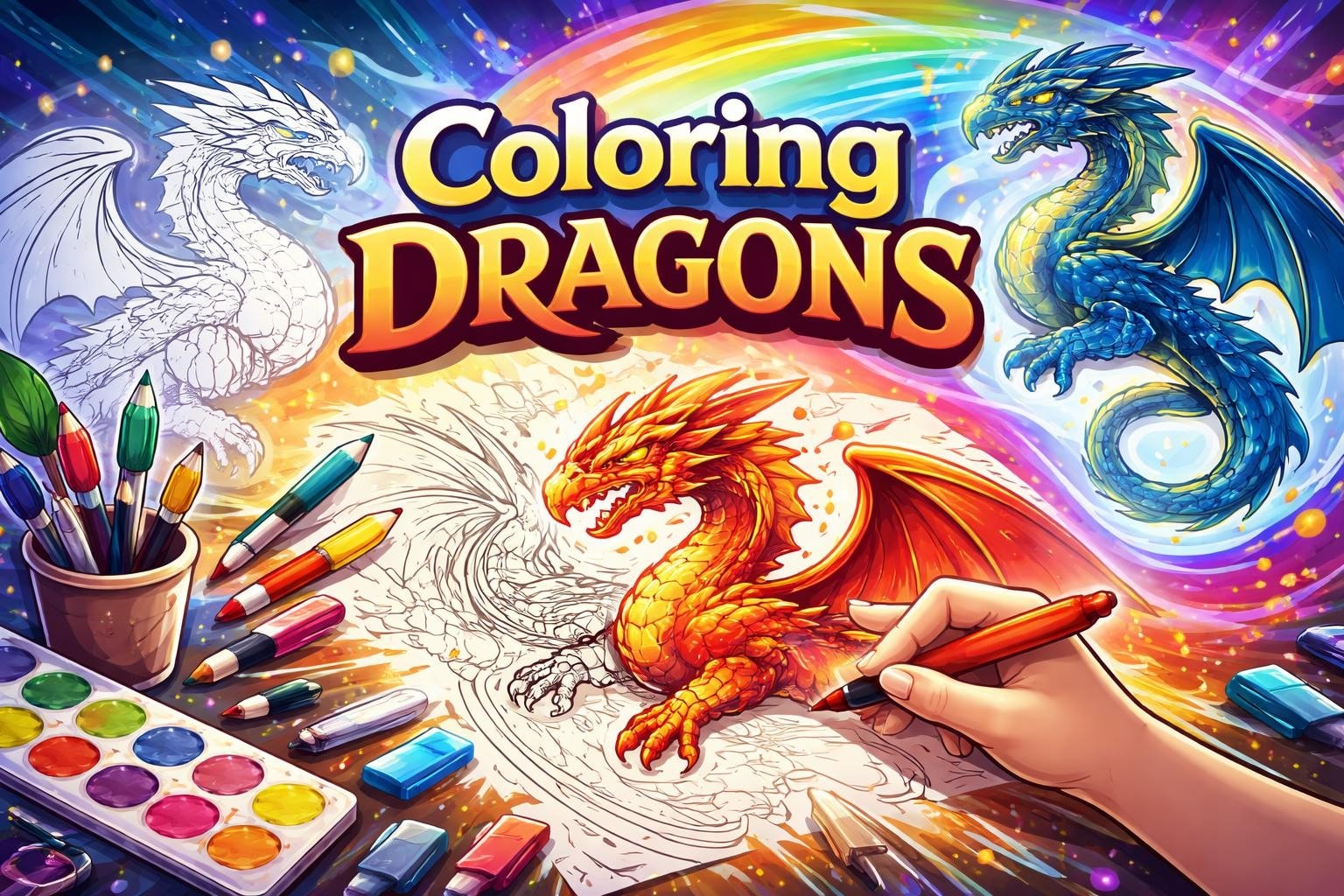 Dragons Coloring: Unlock Creativity with Mythical Art