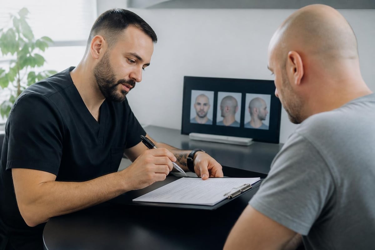 Client consultation and documentation workflow