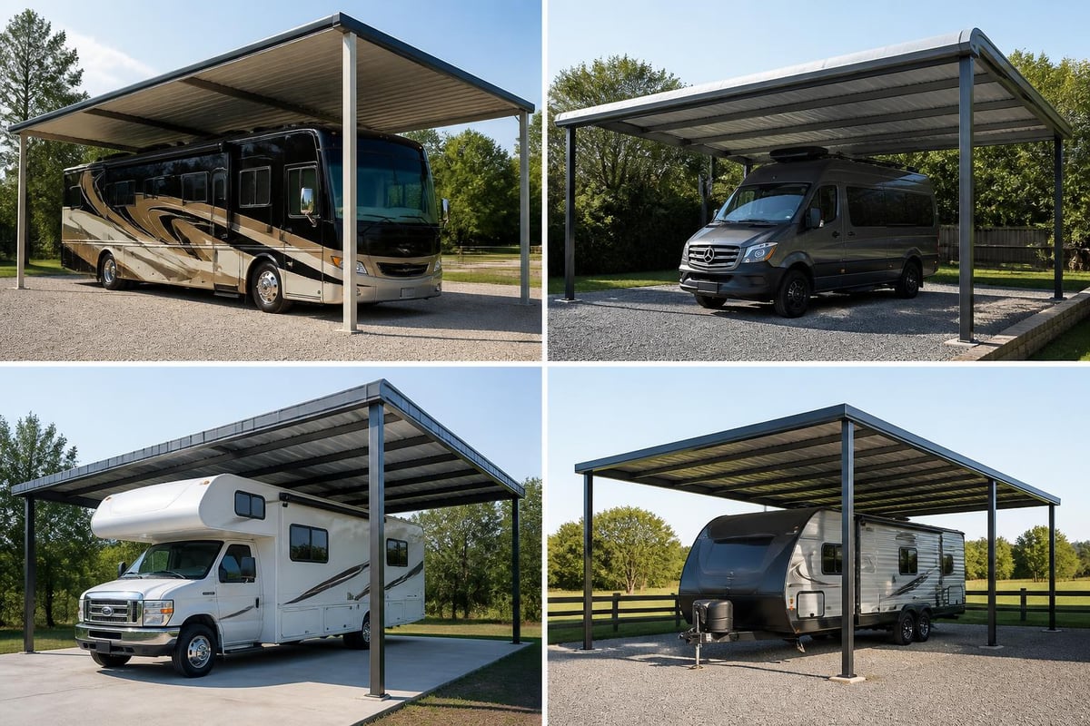 RV carport sizing requirements