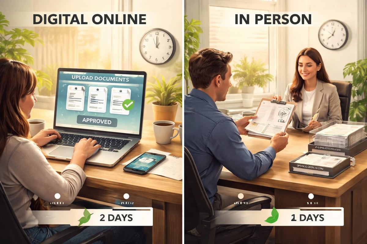 Consumer loan application methods comparison