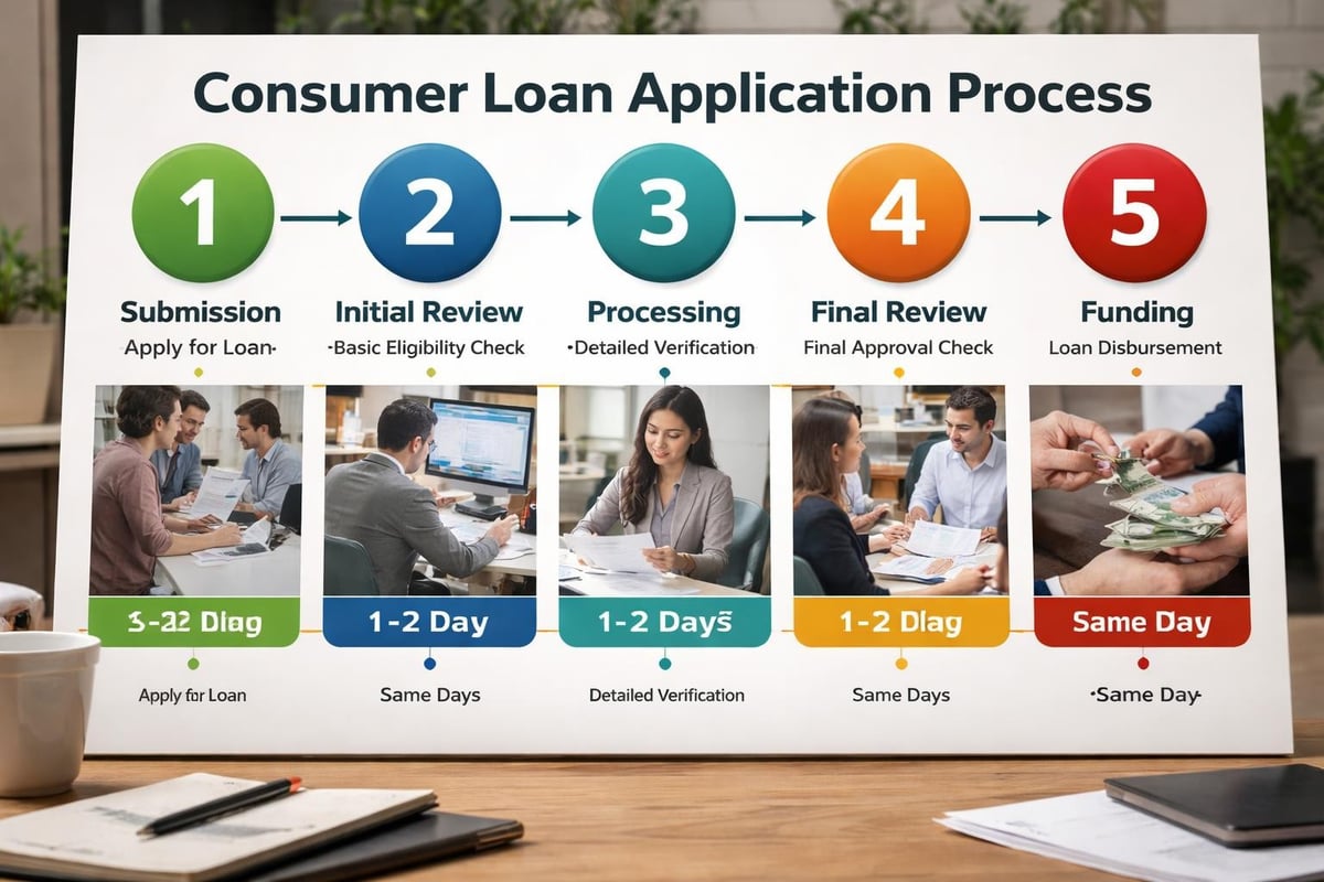 Loan application timeline
