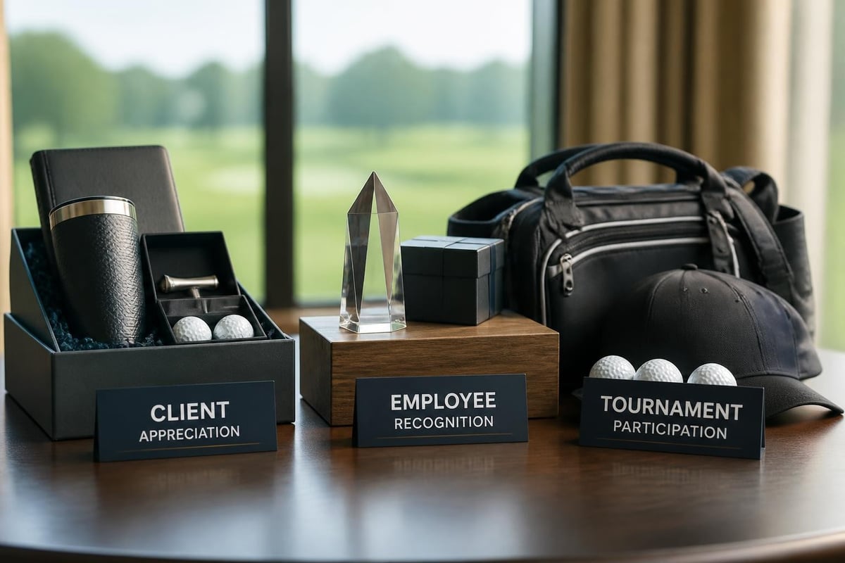 Corporate golf gift categories