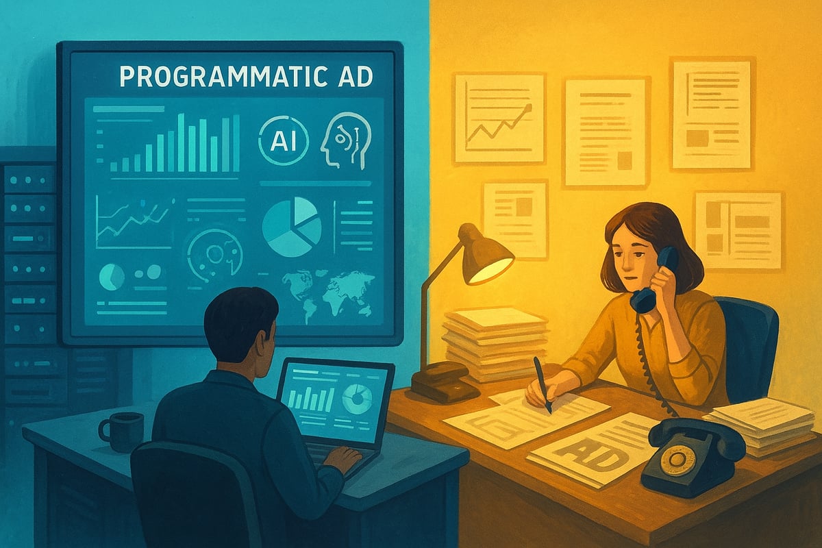 Head-to-Head Comparison: Google Programmatic Advertising vs. Traditional Ad Buying
