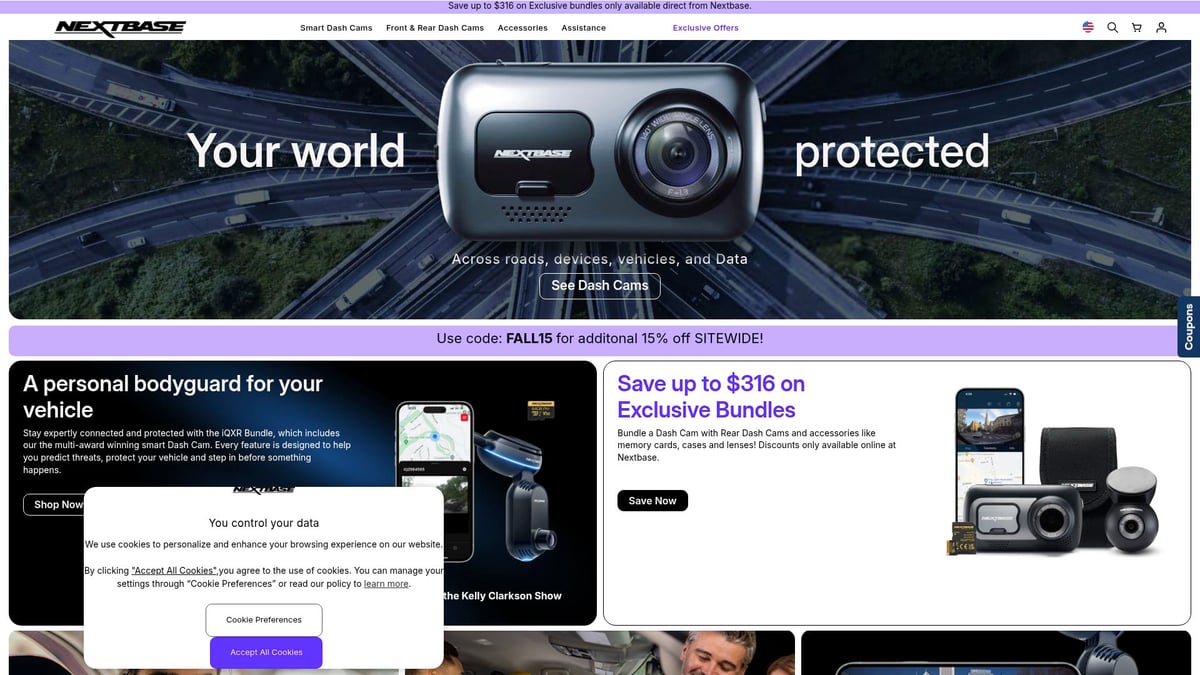 9 Incríveis Produtos Para O Carro Que Você Precisa em 2025 - Nextbase 622GW Dash Cam