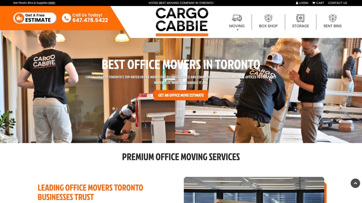 7 Essential Office Movers Near Me for a Stress-Free Move 2025 - Cargo Cabbie