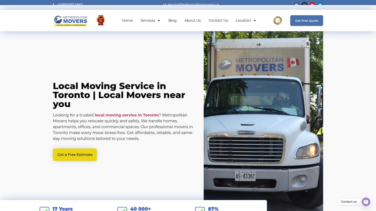 7 Essential Office Movers Near Me for a Stress-Free Move 2025 - Metropolitan Movers Toronto