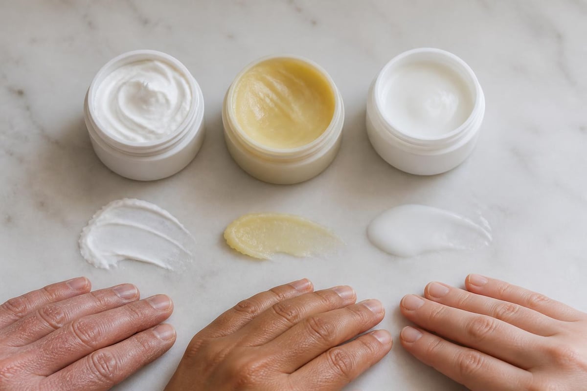 Skincare formulation types