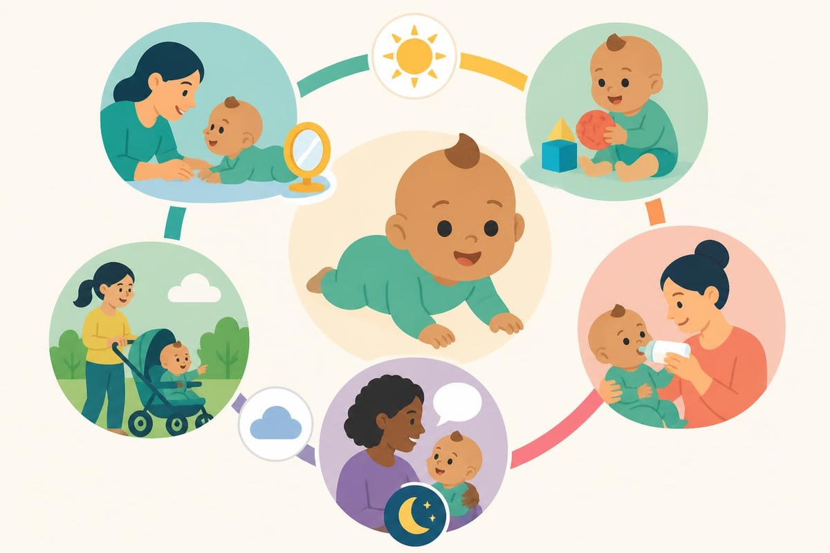 Daily developmental activities for infants