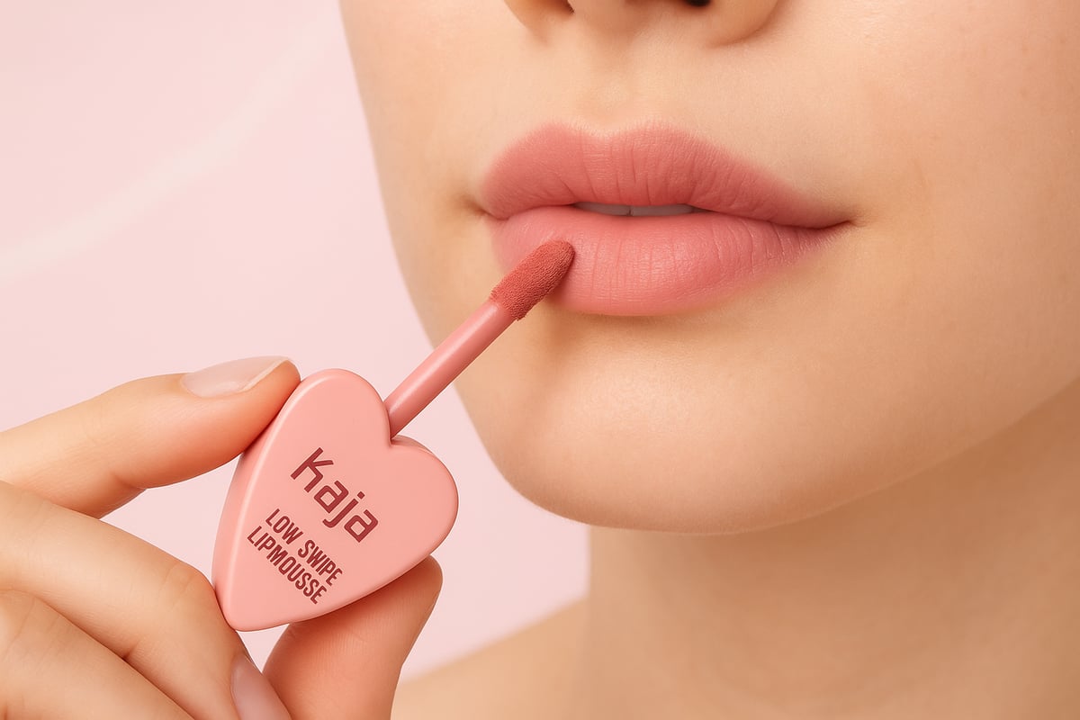 How to Apply Kaja Love Swipe Lip Mousse Like a Pro