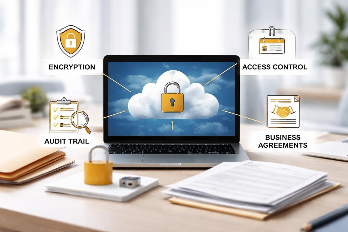 HIPAA compliance framework for cloud storage