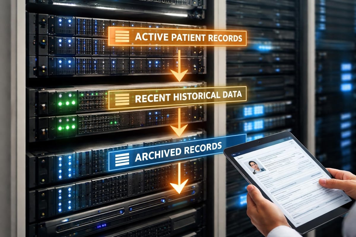Healthcare cloud storage cost optimisation