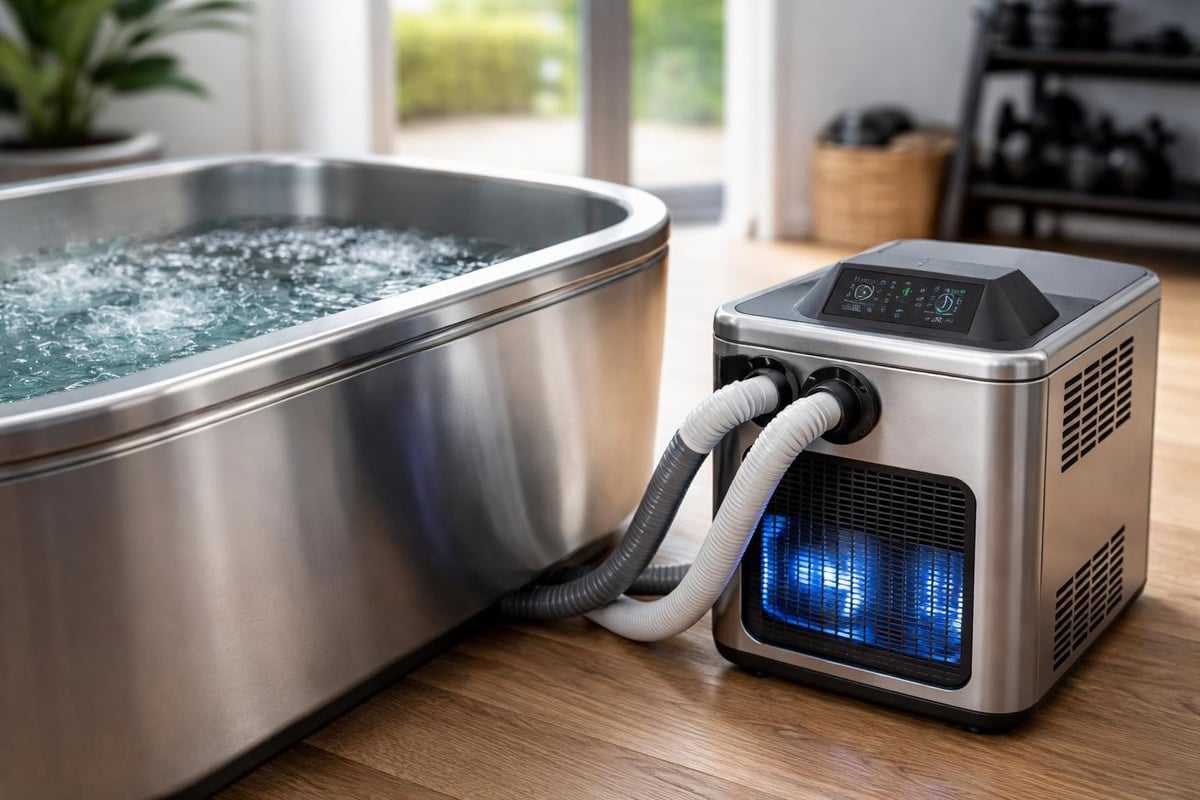 Cold therapy tub temperature control system