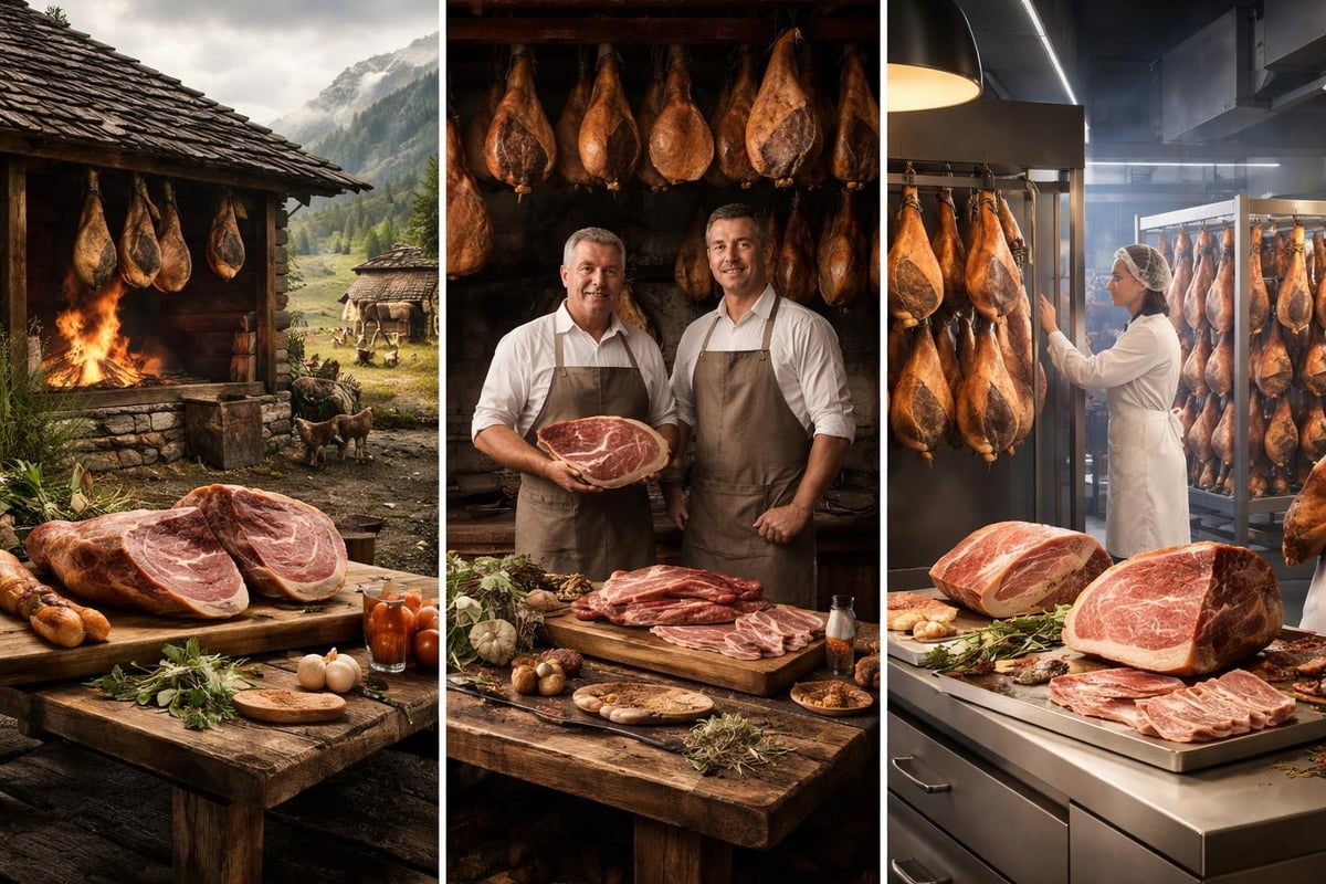 Historische Entwicklung der Schinkenherstellung