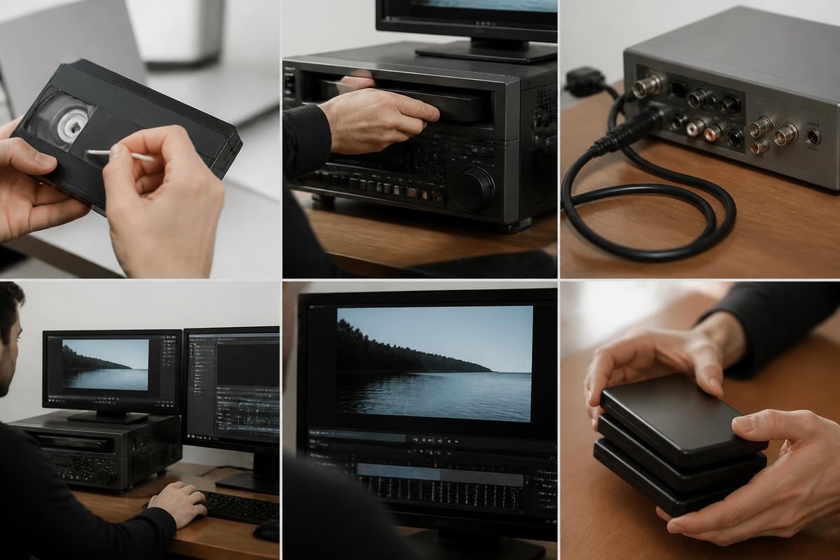 MiniDV digitization workflow
