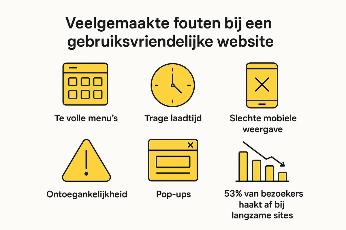 Veelgemaakte fouten en valkuilen bij gebruiksvriendelijk ontwerpen
