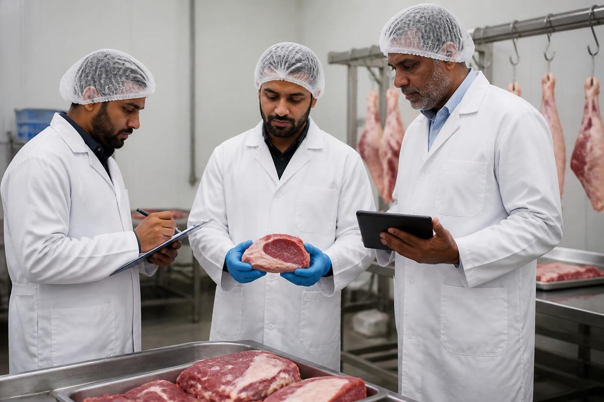 Halal certification supply chain verification