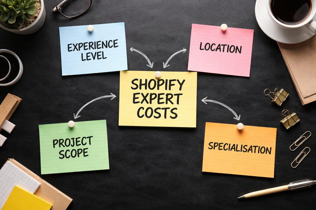 Shopify expert pricing factors