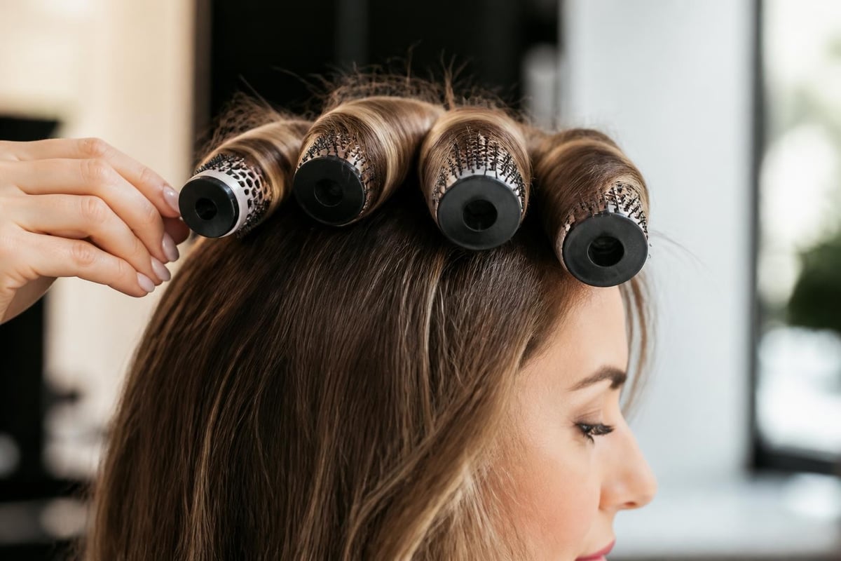 Roller placement for crown volume