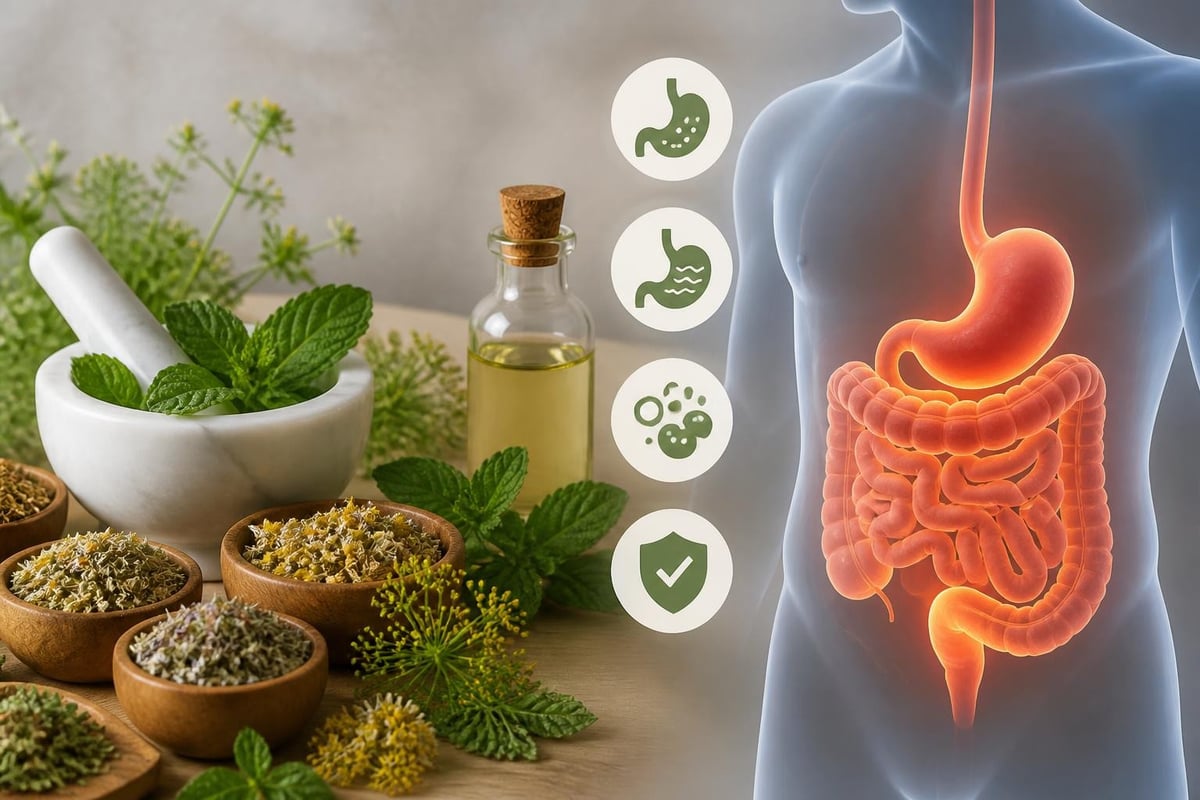 Bienfaits digestifs des plantes