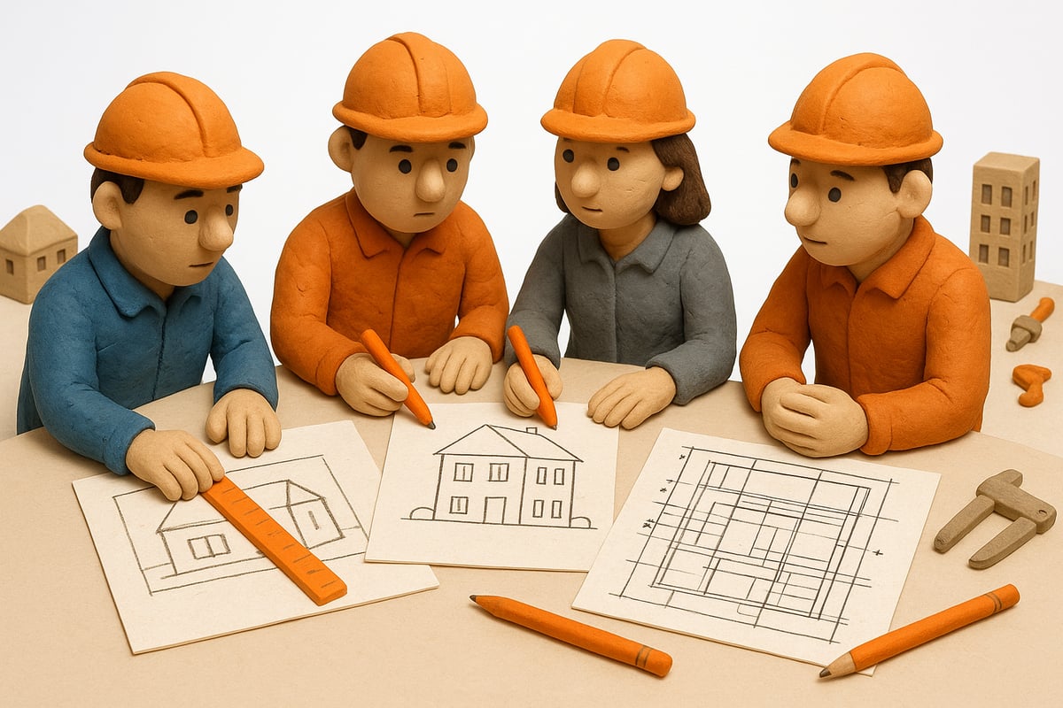 Het proces: van eerste schets tot definitieve bouwkundige tekening