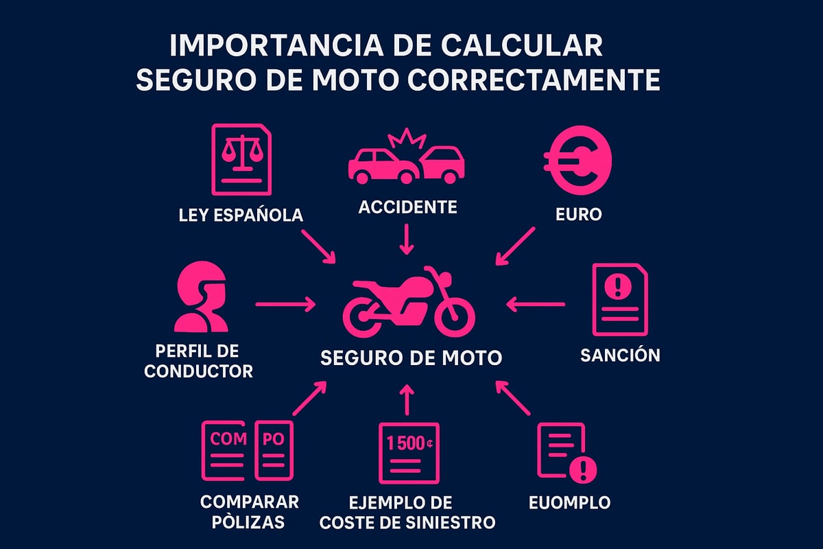 Calcular Seguro de Moto: Guía Práctica y Actualizada 2026 1 ¿Por qué es importante calcular bien el seguro de tu moto?