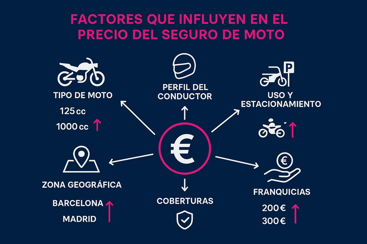 Calcular Seguro de Moto: Guía Práctica y Actualizada 2026 2 Factores que influyen en el precio del seguro de moto